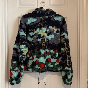 Empyre Ramona Lightning Cityscape Sherpa Hoodie